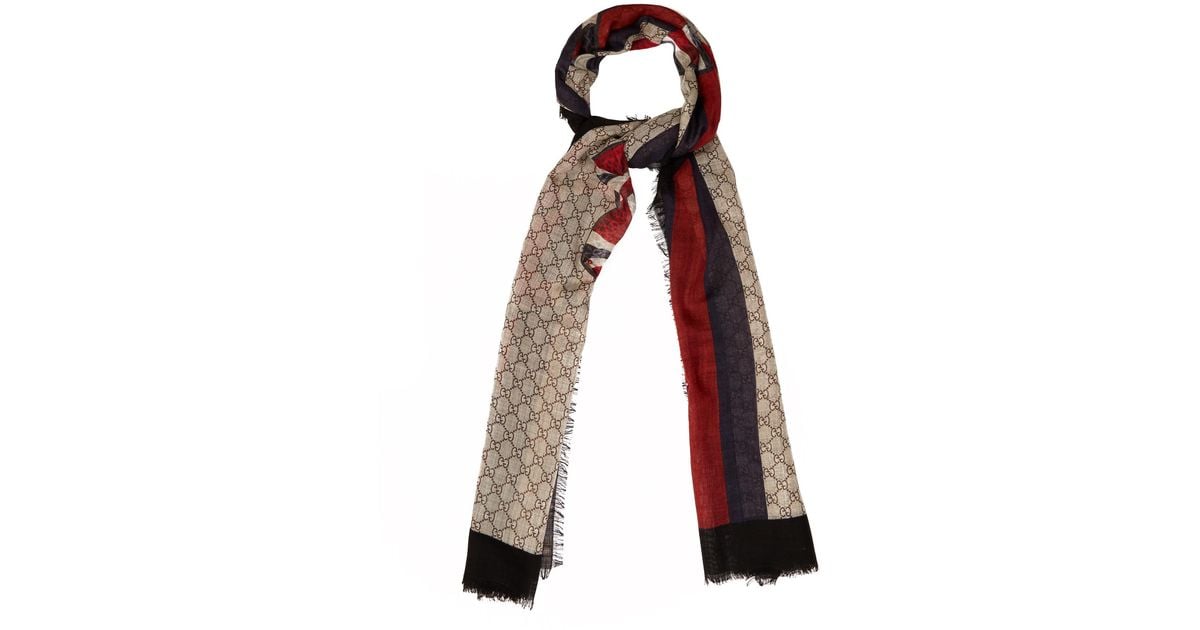 Gucci snake scarf sale